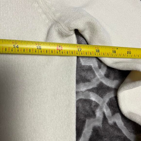 Classic White Cardigan Women's Small Full Pearl Button Sweater Academia Japan - Picture 5 of 7